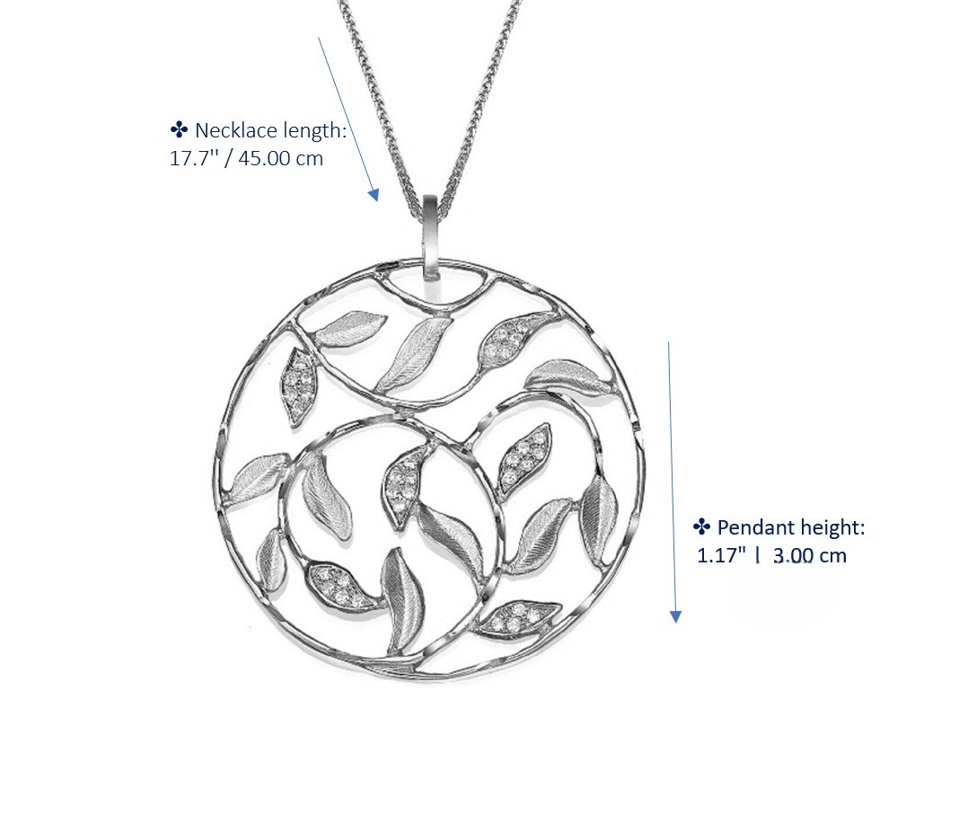 14k Gold Leaf Pendant – תמונה 6