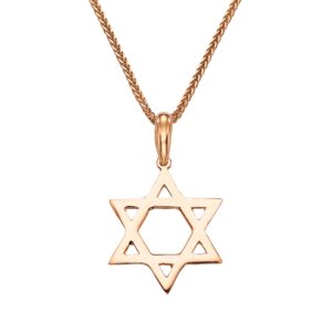 14k Gold Magen David Pendant